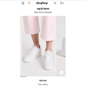 Women’s Rag & Bone Retro Court Sneaker, Size 9 (39 EU)